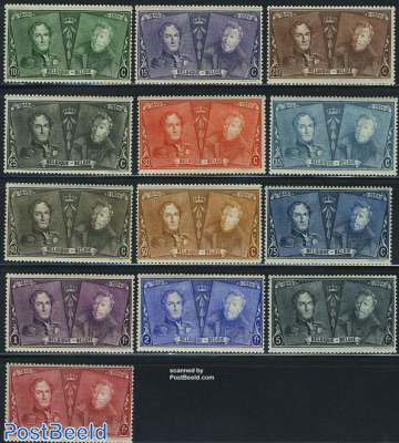 75 years stamps 13v