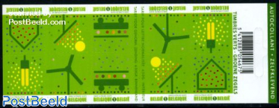Green stamps 2x5v foil booklet
