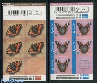 Butterflies 2 foil booklets