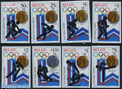 Olympic Winter Games winners 8v imperforated