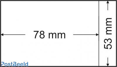 500 glassine bags 53x78mm