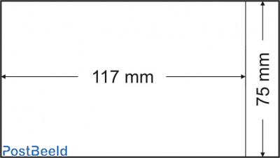 500 glassine bags 75x117mm