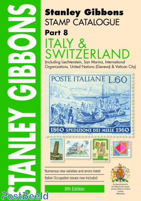 Stanley Gibbons Europa Volumen 8: Italia y Suiza