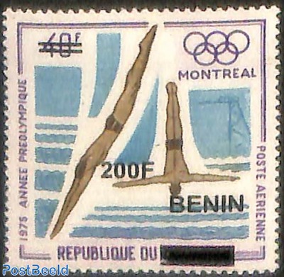 pre-olympic year, montreal, overprint