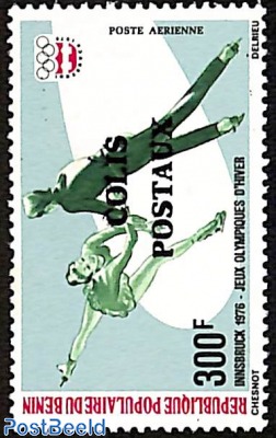 ice skating olympic winter games, overprint