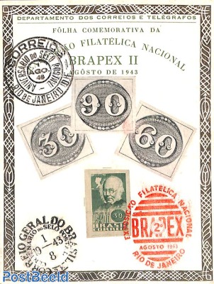 Brapex, card with stamp