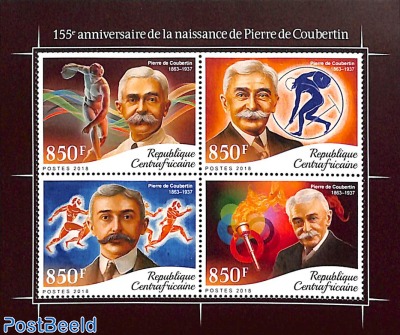 Pierre de Coubertin 4v m/s