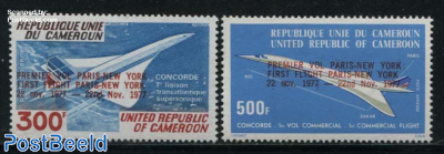 Concorde flight overprints 2v