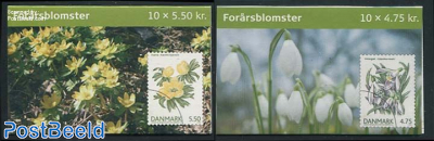 Spring flowers 2 booklets