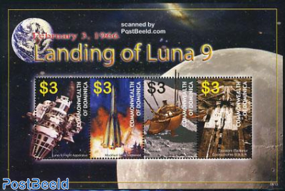 Landing of Luna 9 4v m/s
