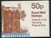 Def. booklet, Mugdock castle, 14p stamp at right
