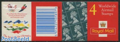 Definitives booklet, 4x60p, The Spirit of the Olympics