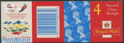 Definitives booklet, 4x2nd, The Spirit of the Olympics
