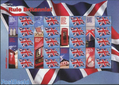 Rule Britannia Label Sheet