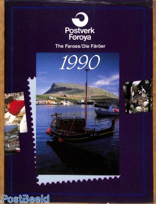 Official Yearbook with stamps 1990