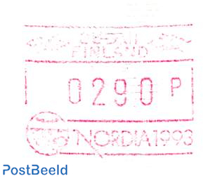 Automat stamp, Nordia 1v (denomination may vary)