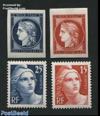 Stamp centenary 4v