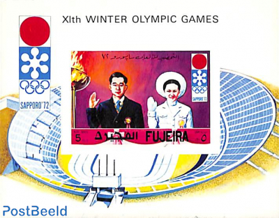 Olympic winter games, imperforated s/s