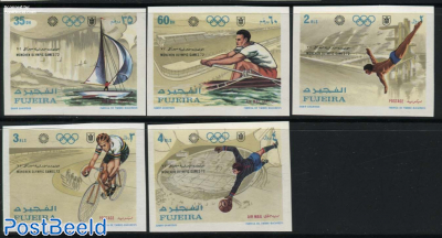 Olympic games Munich 5v, imperforated