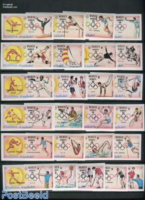 Olympic winners 25v, imperforated