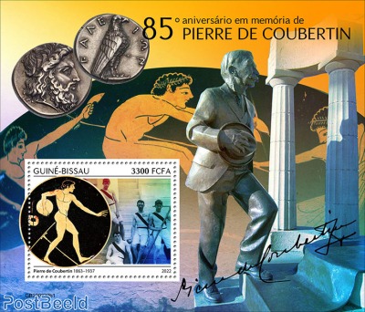 85th memorial anniversary of Pierre de Coubertin