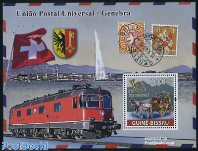 Postal transport Switzerland s/s