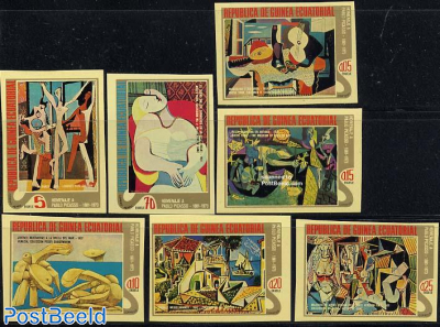 Picasso paintings 7v imperforated