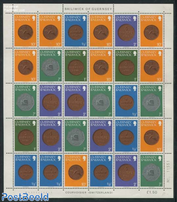 Coins booklet sheet