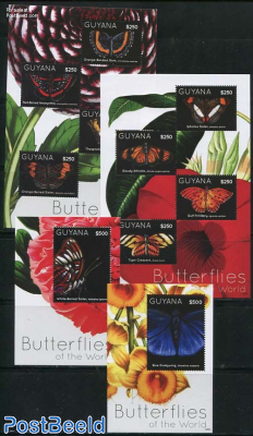 Butterflies 4 s/s