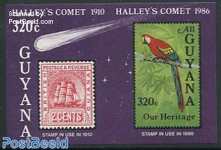 Halleys Comet s/s imperforated