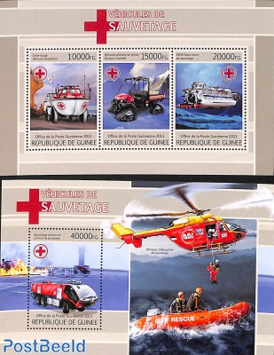 Red Cross vehicles 2 s/s