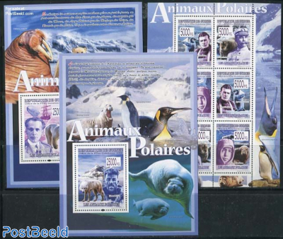 Polar animals 8v (3 s/s)