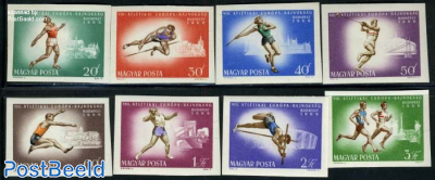 European athletic games 8v imperforated