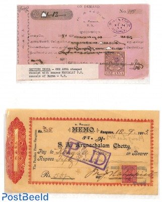 2x stationary with Revenue stamps