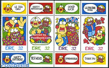 Greeting stamps 4v