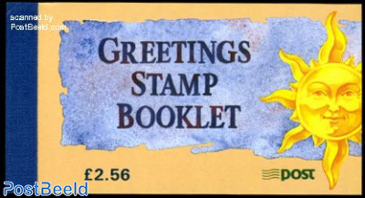 Greeting stamps booklet