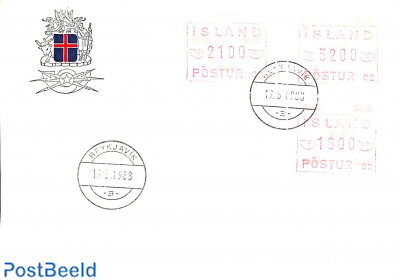 Automat stamps, First Day Cover