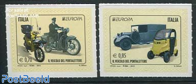 Europa, postal transport 2v s-a