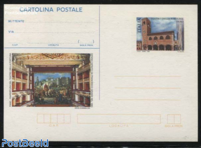 Postcard, Teatro della Fortuna Fano 800L