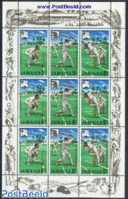 Cricket minisheet