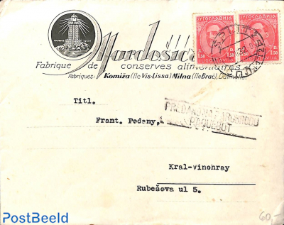PAQUEBOT cover from Split to Kral-Vinohray (Praha)