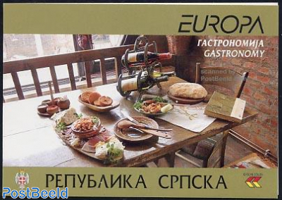 Europa, gastronomy booklet