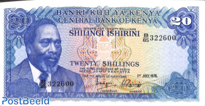 20 Shillings 1.7.1976