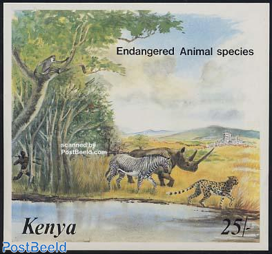 Endangered animals s/s