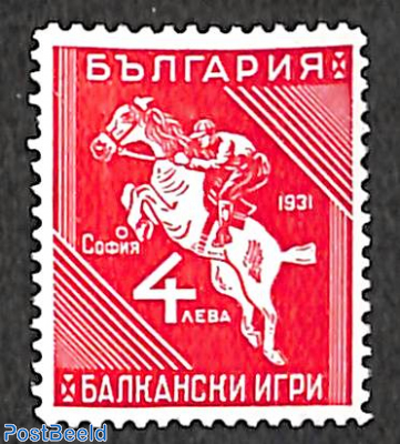 4L, Horse sports, Stamp out of set