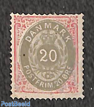 20ö, perf. 1:13.5, Stamp out of set