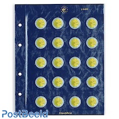 VISTA 2-euro coins sheets (pack of 2)