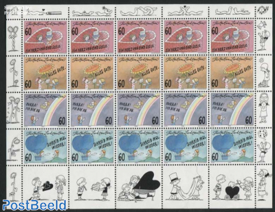 Greeting Stamps minisheet