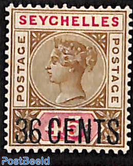 36 CENTS, Stamp out of set
