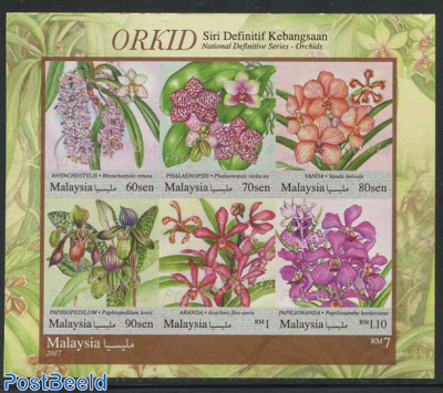 Definitives, Orchids s/s